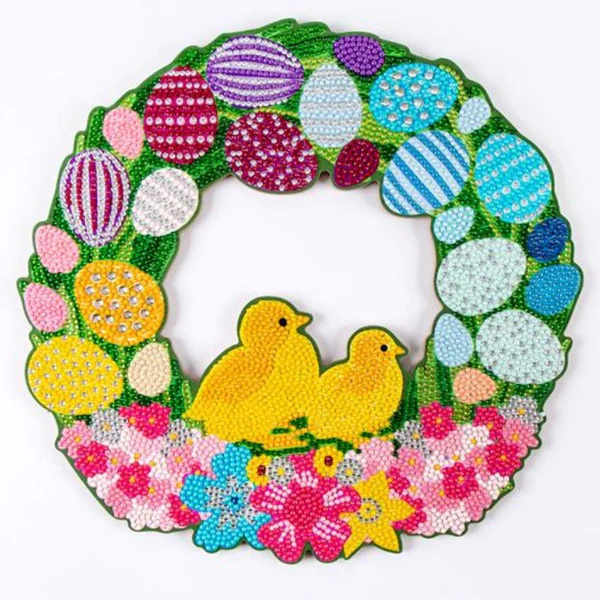 Crystal Art - Coroa de Páscoa 