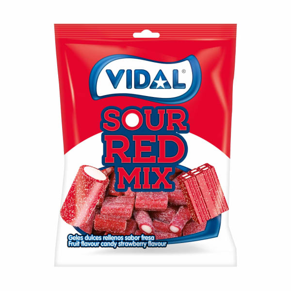 Vidal 90g Sour Red Mix