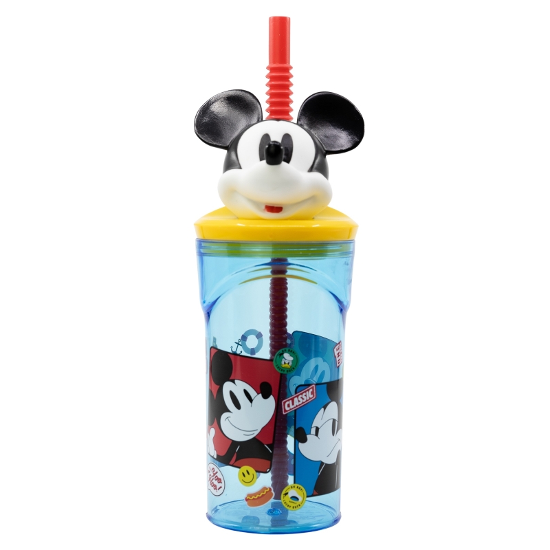 Copo com Palhinha e Figura Mickey