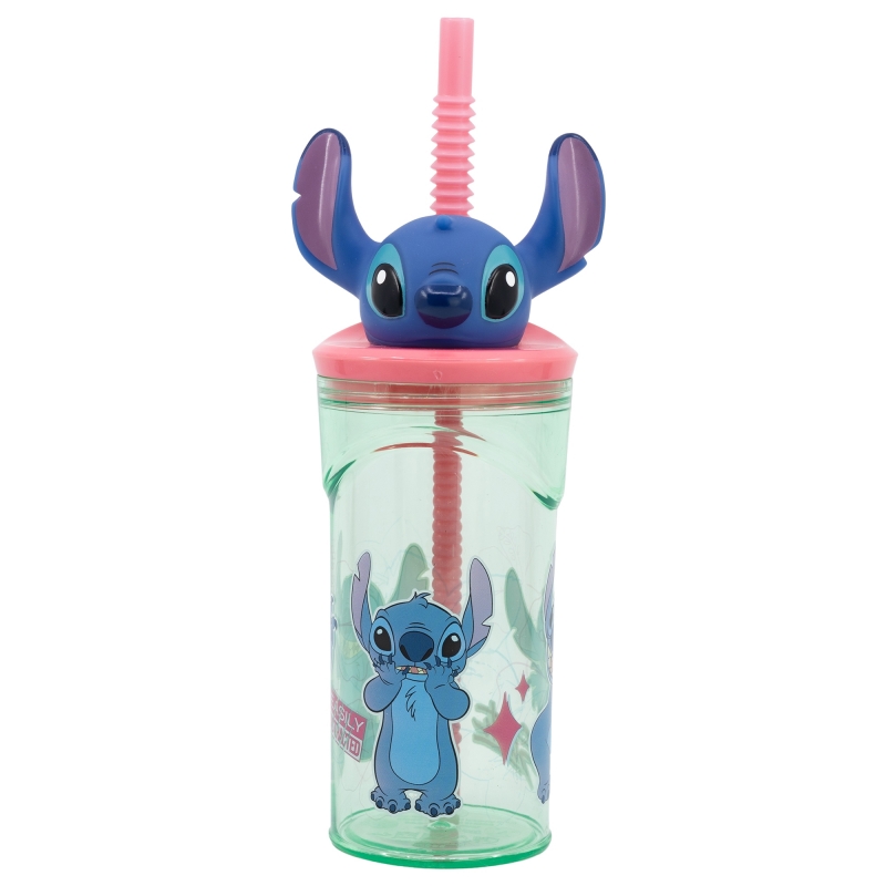 Copo com Palhinha e Figura Stitch Copo com Palhinha e Figura Stitch