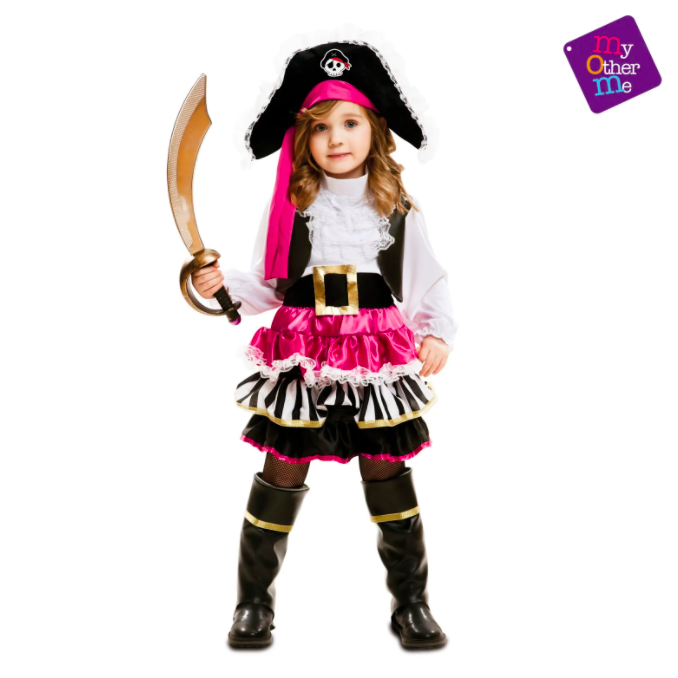 Fato Pequena Pirata - 3-4 Anos