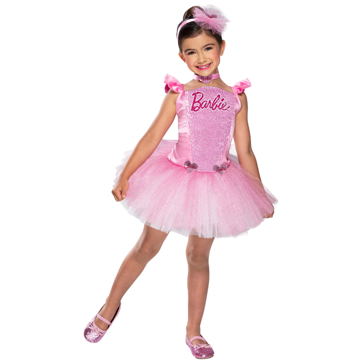 Fato Barbie Bailarina - 3-4 Anos