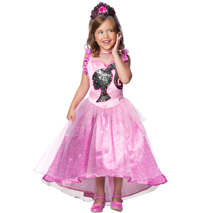 Fato Barbie Princesa - 3-4 Anos