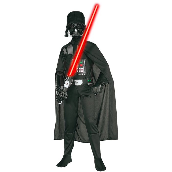 Fato Darth Vader - 8-10 Anos
