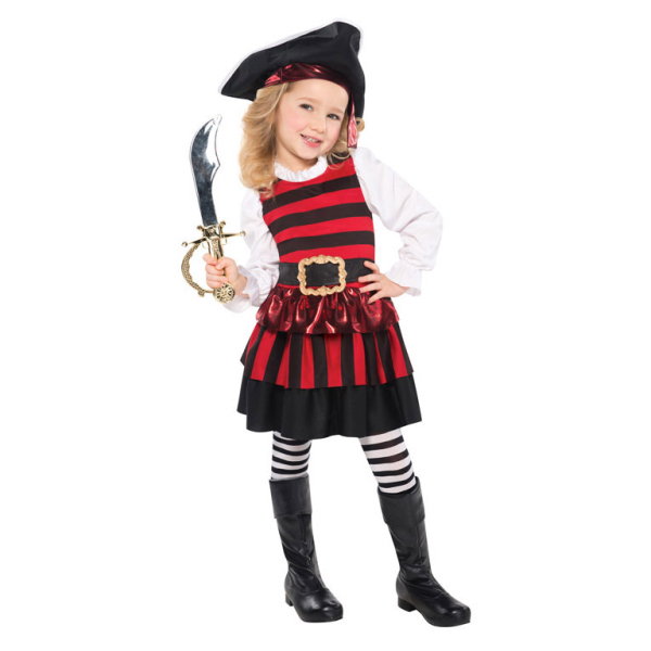 Fato Pirata Menina - 4-6 Anos