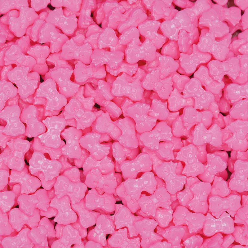 Sprinkles a Granel - Laços Rosa - 50g
