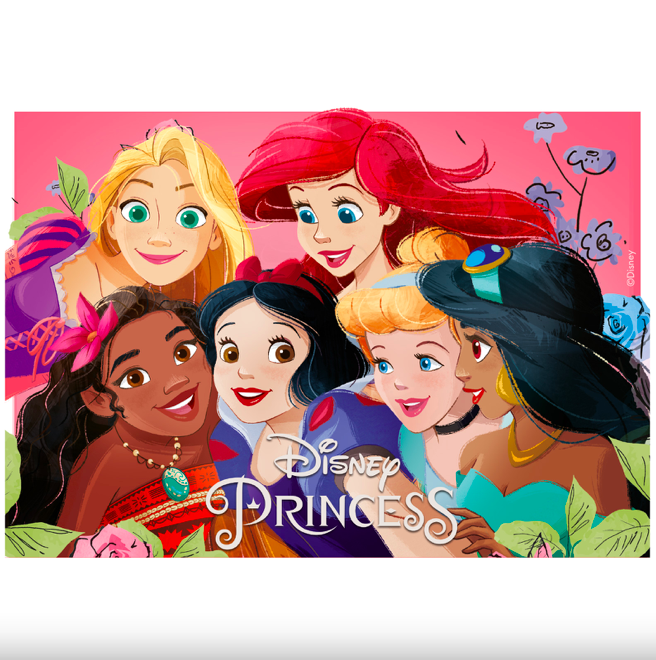Folha Comestível Princesas Disney