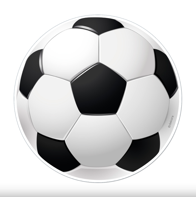 Folha Comestível Bola de Futebol