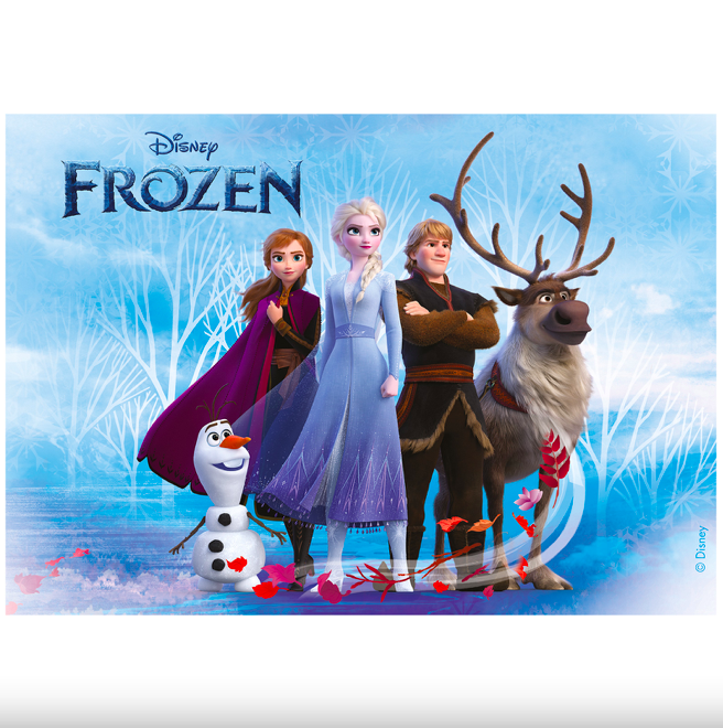 Folha Comestível Frozen