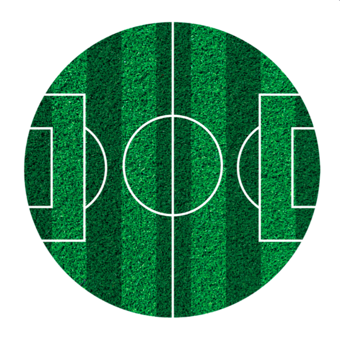 Folha Comestível Campo de Futebol