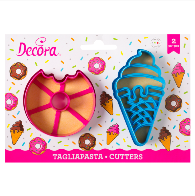 2 Cortadores Donut e Gelado