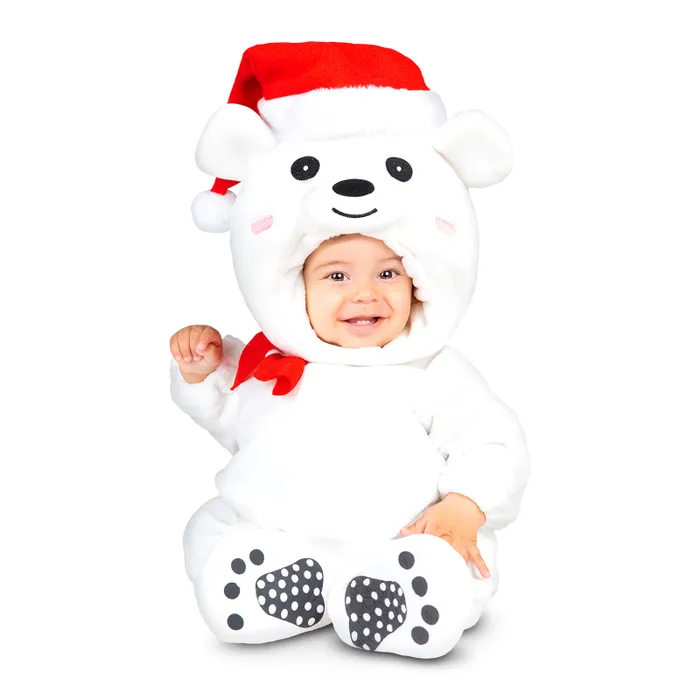 Fato Bebé Ursinho Branco - 12-24 Meses