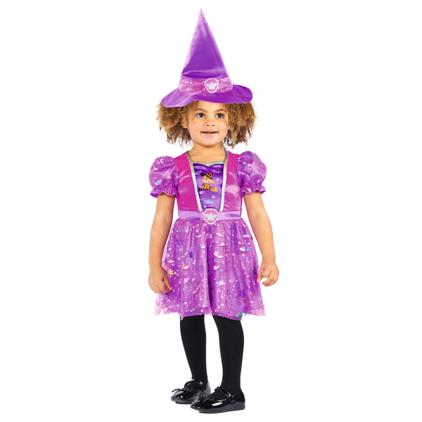 Fato Bruxa Patrulha Pata Halloween - 1-2 Anos