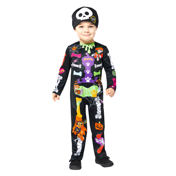 Halloween - Fato Esqueleto  Brinquedos e Artigos de Criança - Patrulha  Pata Store