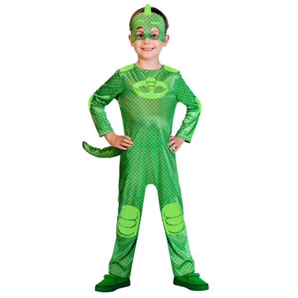 Fato PJ Masks Gekko - 3-4 Anos