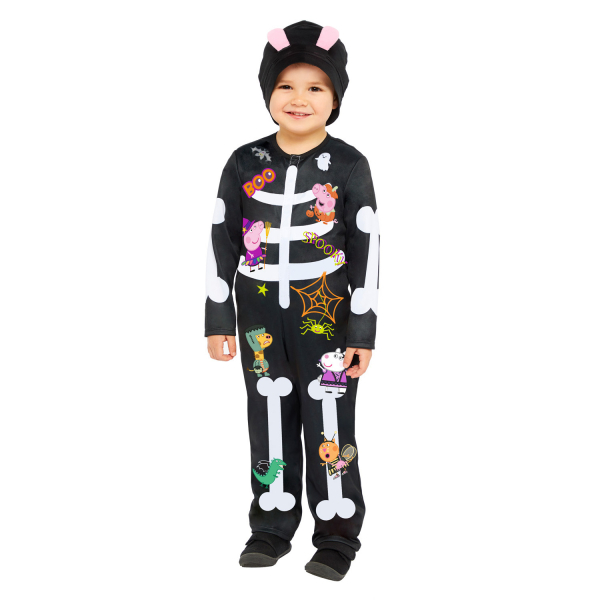 Fato Esqueleto Peppa - 3-4 Anos