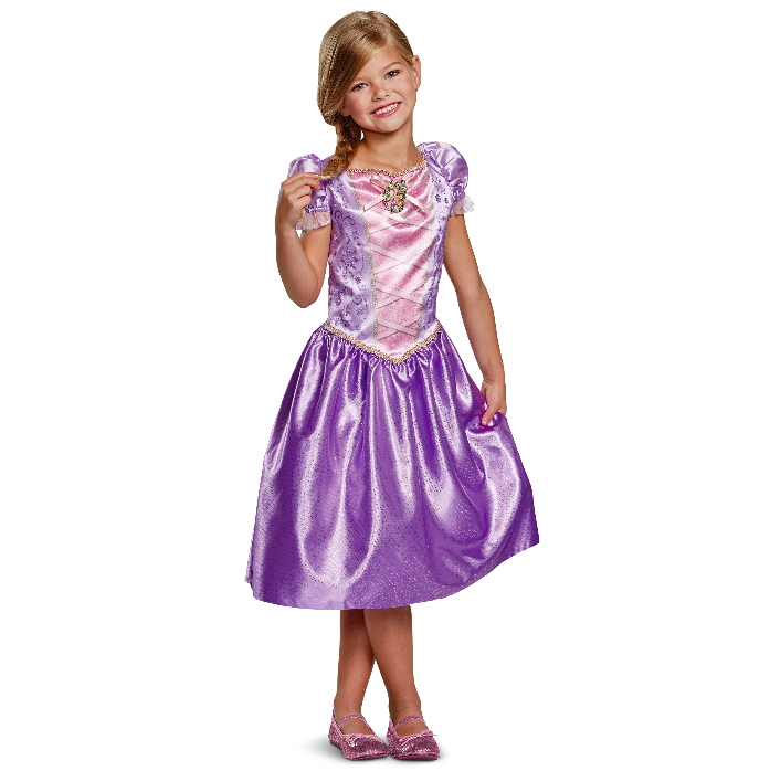 Fato Rapunzel Clássico - 4-6 Anos