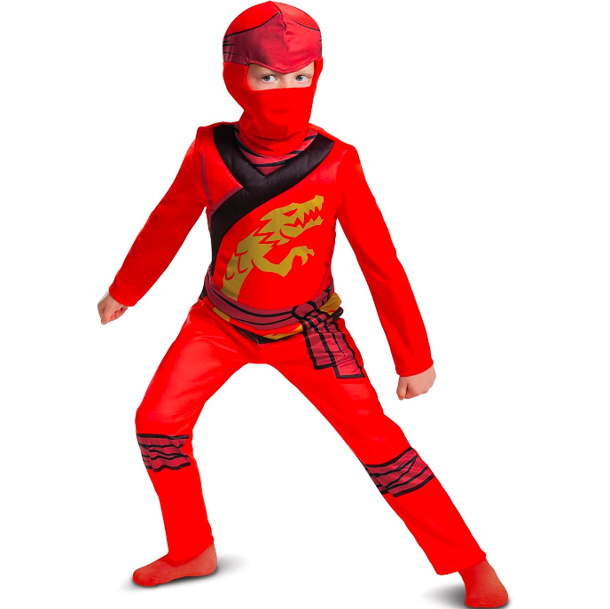 Fato Ninjago Kai - 7-8 Anos Fato Ninjago Kai - 7-8 Anos