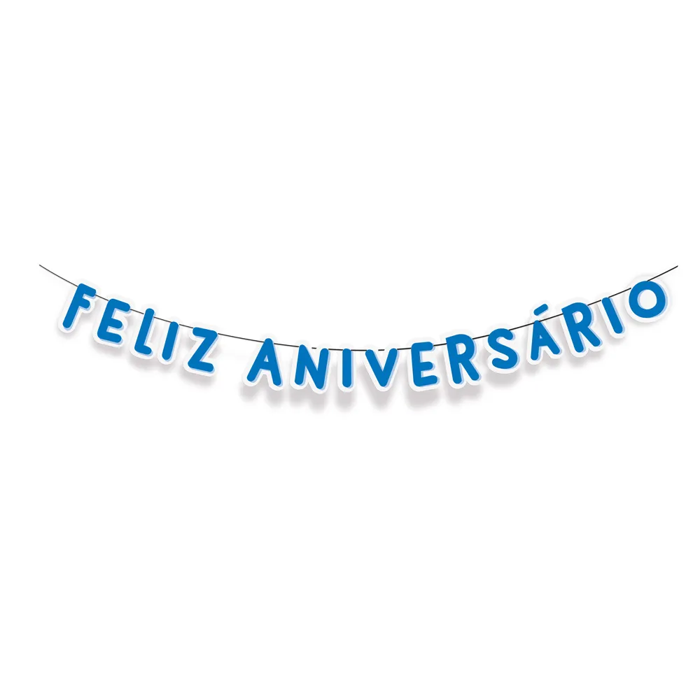 Faixa Feliz Aniversário Indigo