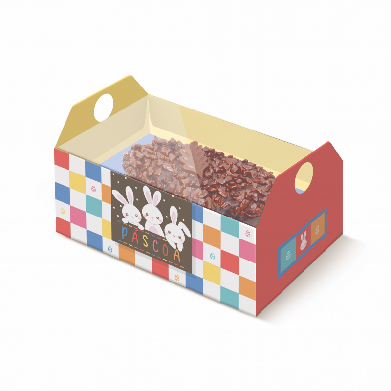 6 Caixas para Meio Ovo de 250g