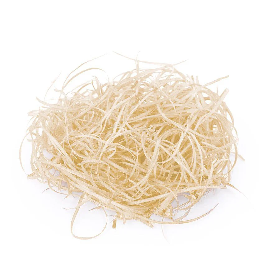 Palha Fina de Madeira Natural 50g