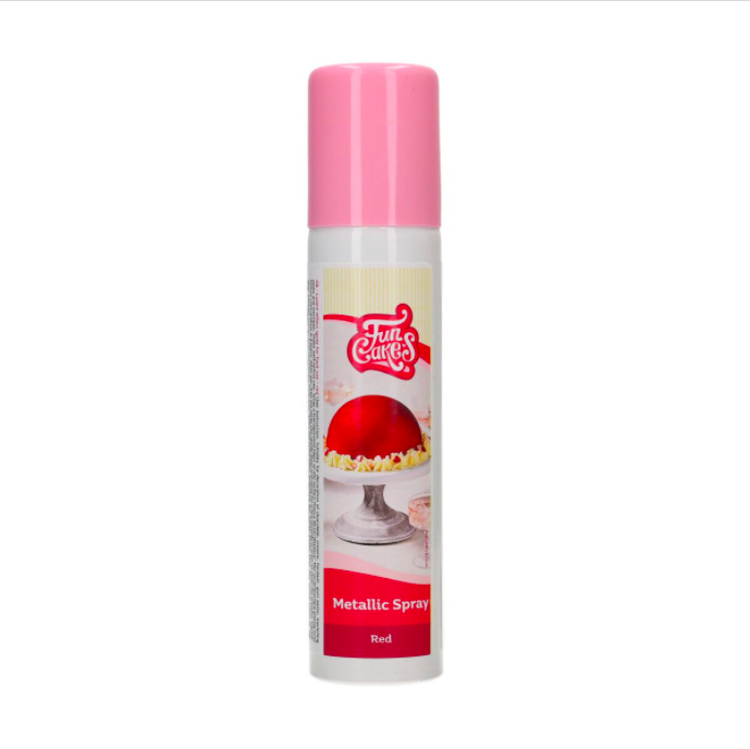 Spray Comestível Vermelho 100ml