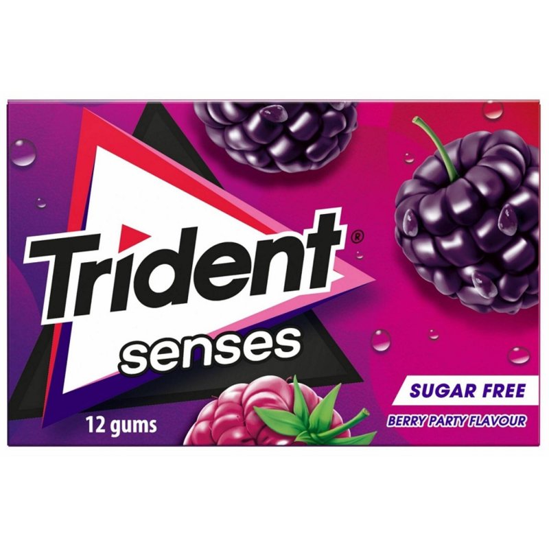 Pastilhas Trident Senses Berry