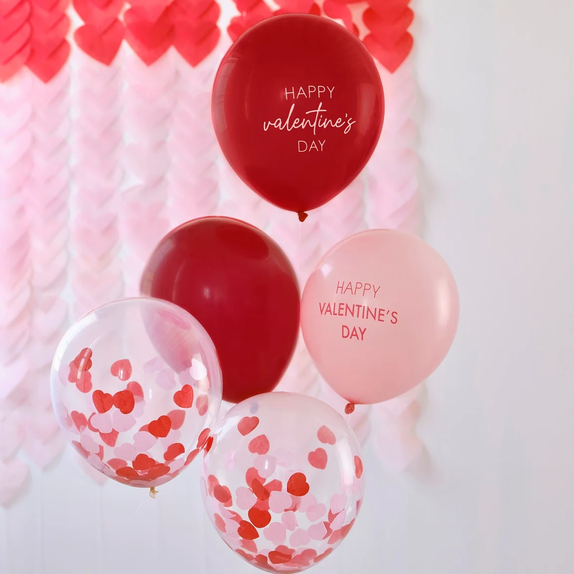 5 Balões São Valentim
