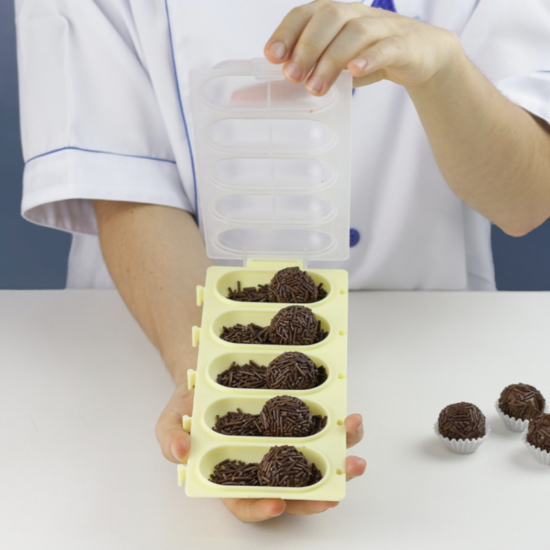 Chocalho para Confeitos Amarelo