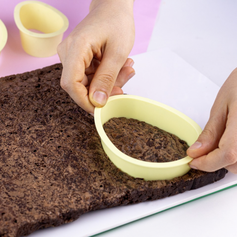 Kit Cortadores de Brownie Ovo