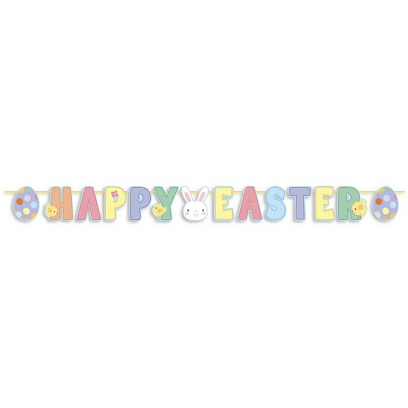 Faixa Happy Easter Faixa Happy Easter