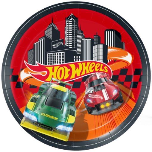 Pratos Hot Wheels