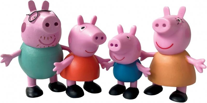 4 Figuras Porquinha Peppa