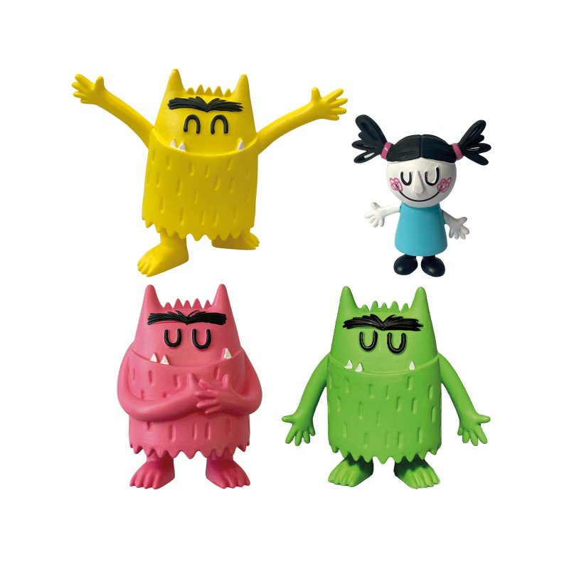 4 Figuras Monstro das Cores 4 Figuras Monstro das Cores