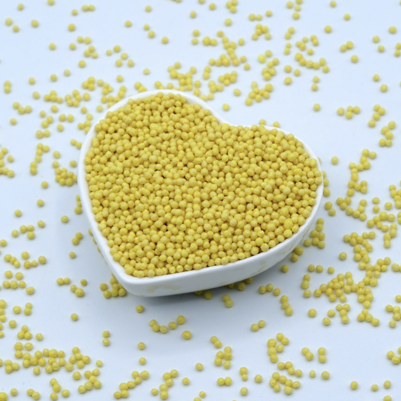 Pérolas Crocantes 2mm Amarelo