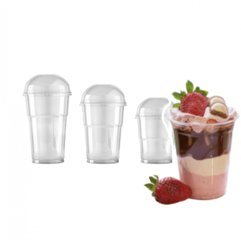 Copo com Tampa sem Furo 350ml Copo com Tampa sem Furo 350ml