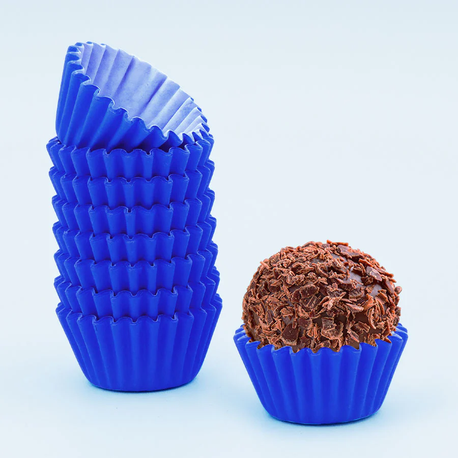 100 Formas de Brigadeiro nº5 Azul Escuro