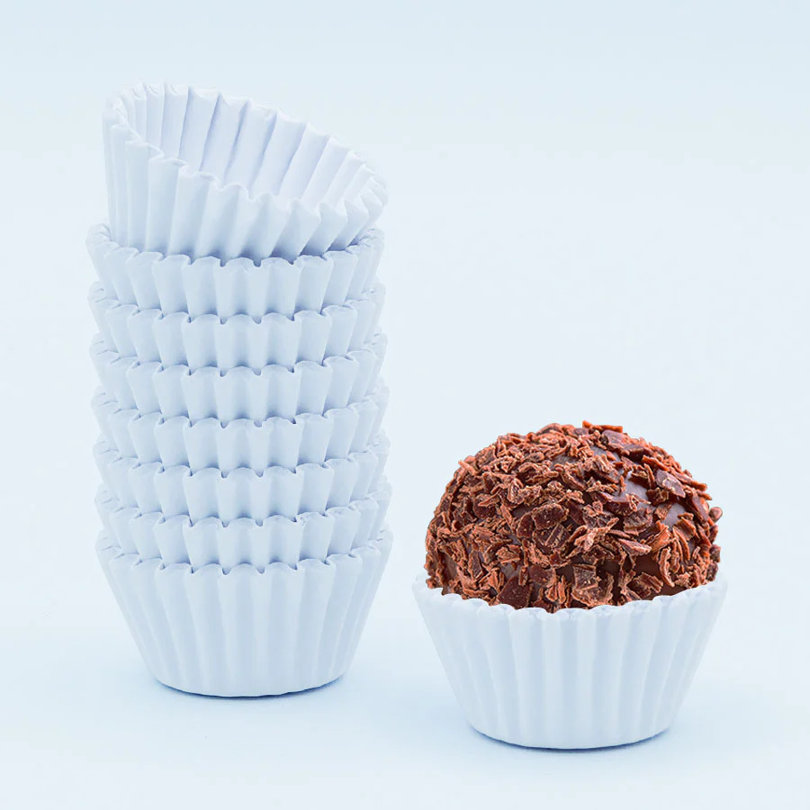 100 Formas de Brigadeiro nº5 Branco