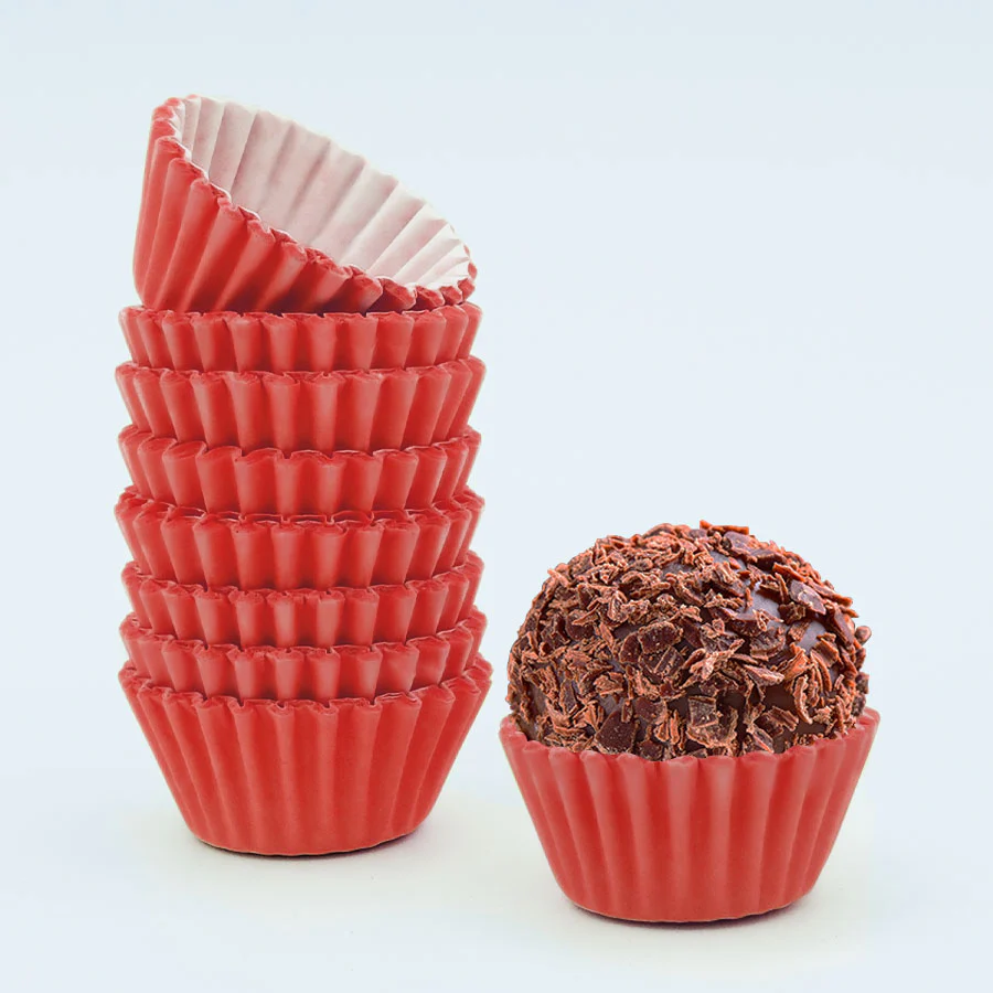 100 Formas de Brigadeiro nº5 Vermelho