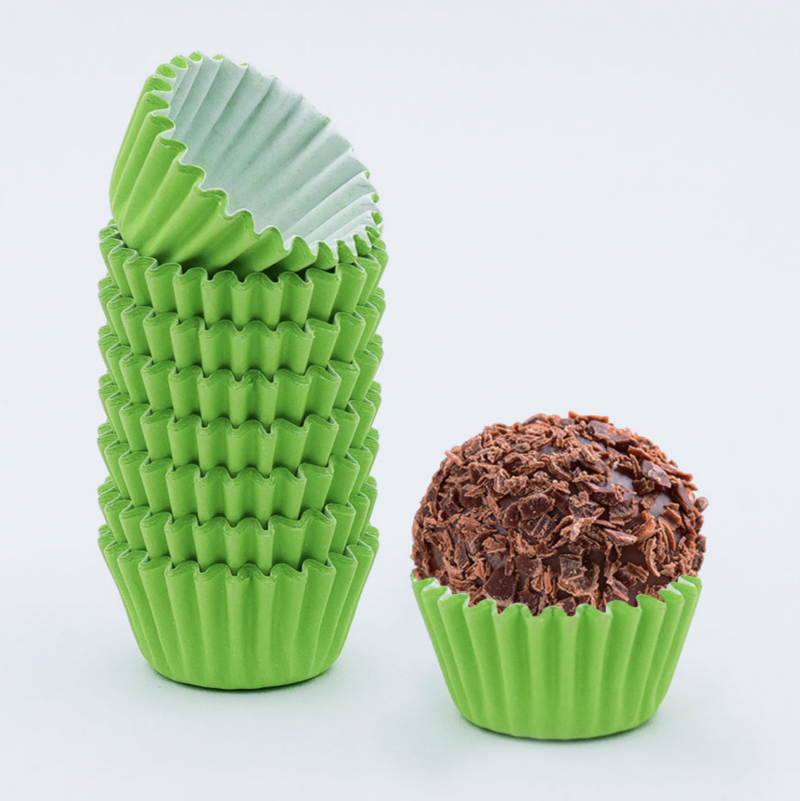 100 Formas de Brigadeiro nº5 Verde Folha