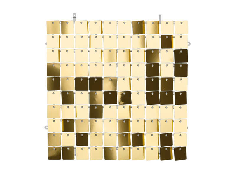 Painel de Fundo de Lantejoulas Quadrado - Dourado Painel de Fundo de Lantejoulas Quadrado - Dourado