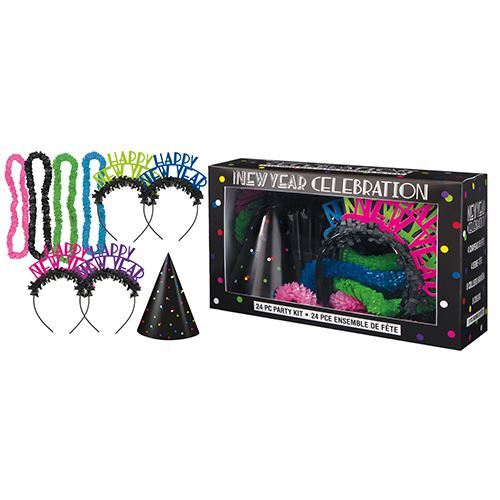 Kit Ano Novo 8 Pessoas Neon Kit Ano Novo 8 Pessoas Neon