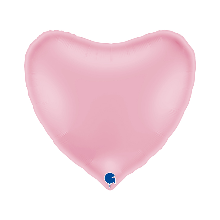 Balão Coração Rosa Bebé Grande