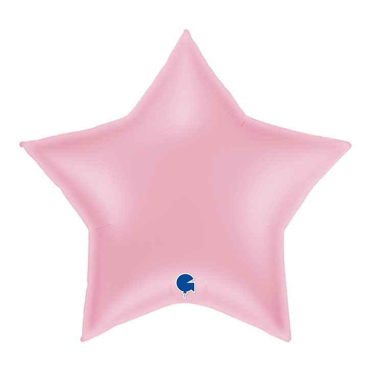Balão Estrela Rosa Bebé Grande