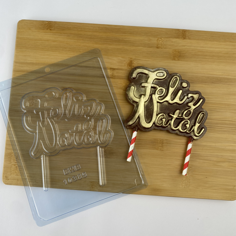 Forma Simples - Topo de Bolo Feliz Natal