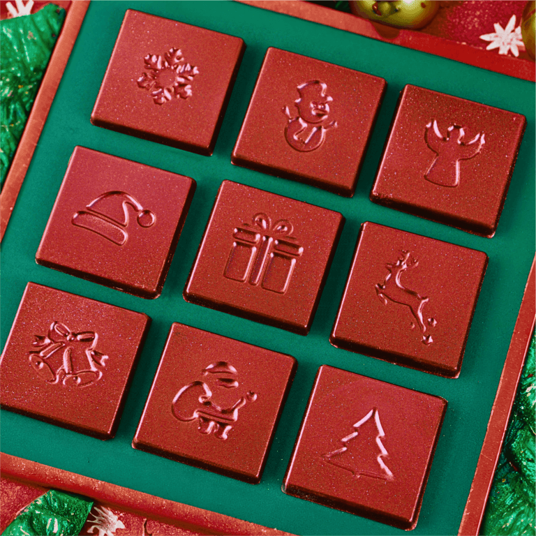 Forma Simples - Tabletinho Quadrado Natal