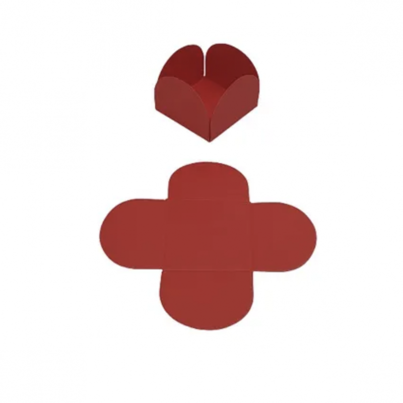 50 Forminhas Brigadeiro Vermelho