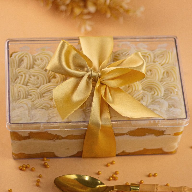 Cake Box Cristal Retangular com Tampa - 1,5L