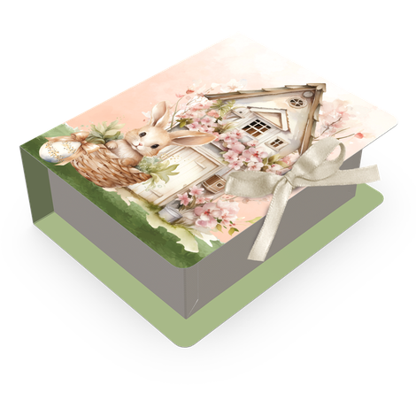 Caixa 4 Doces Livro - Coelhinho Encantado - 10 unidades