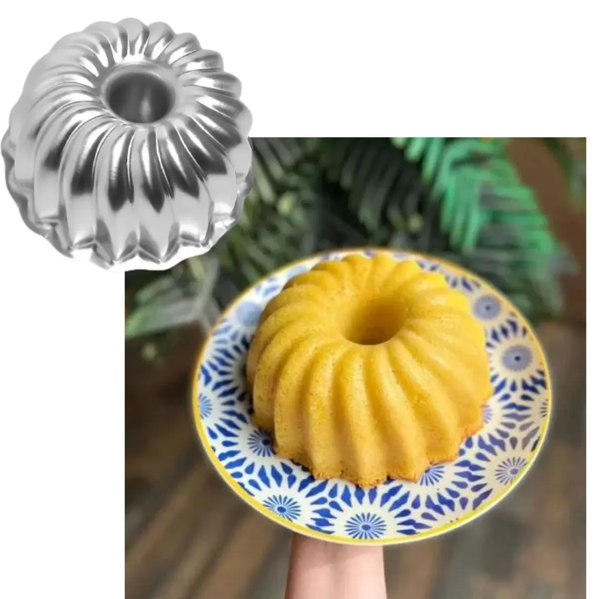 Forma Suíça Decorada nº10 18,3cm